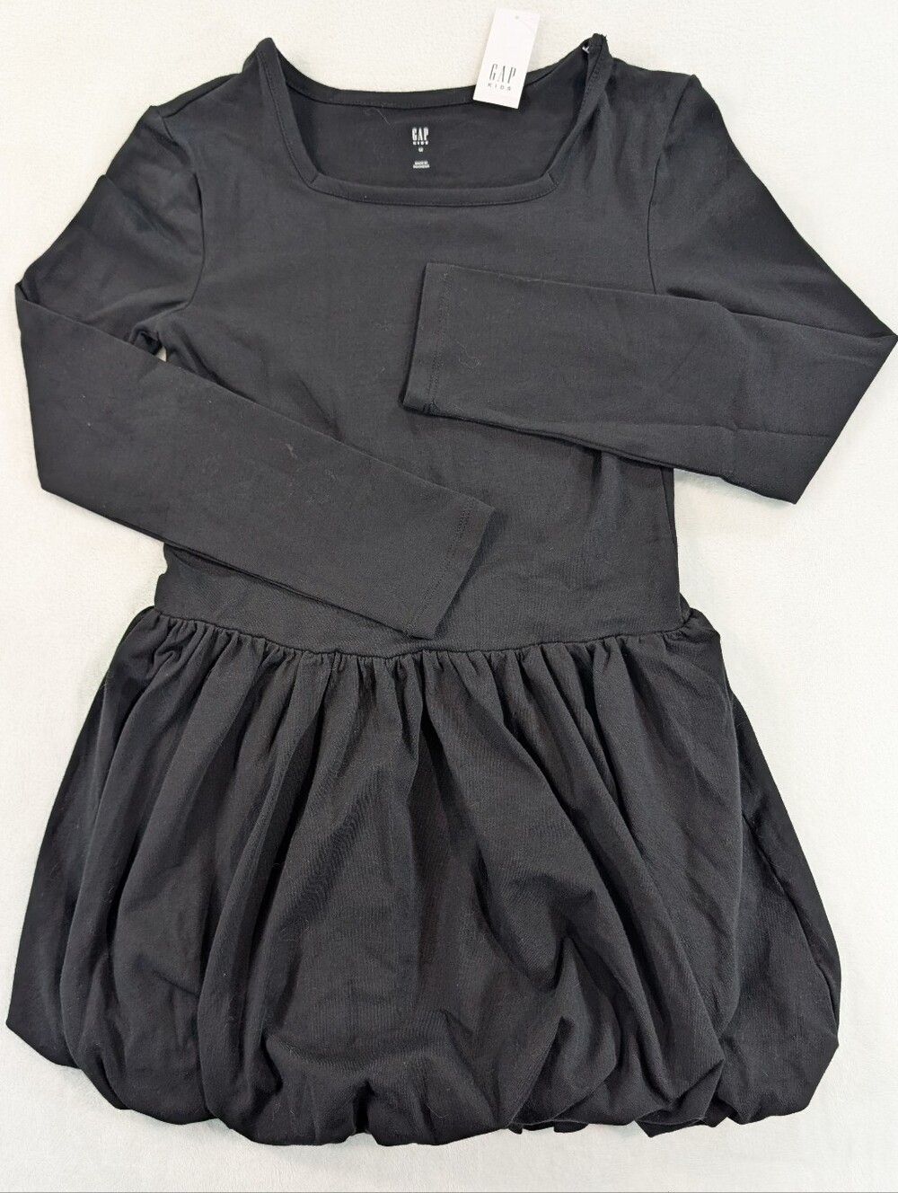 NWT Gap Girls Bubble Black Dress Medium